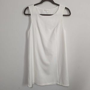 Simple White Sheath Dress